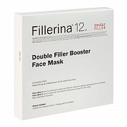 Тканевая маска для лица c двойным эффектом филлера Fillerina 12HA Booster face mask / 4 шт. в упак